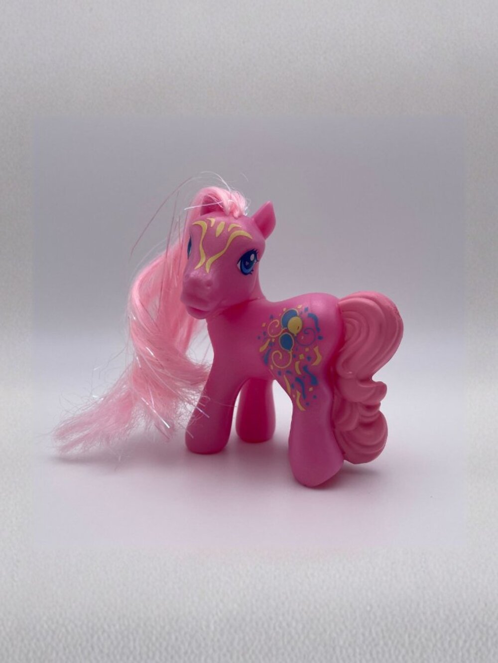 My Little Pony (MLP) Pinkie Pie 2008 G3 McDonalds Toy Brushable Mane(SKU: 424TO)